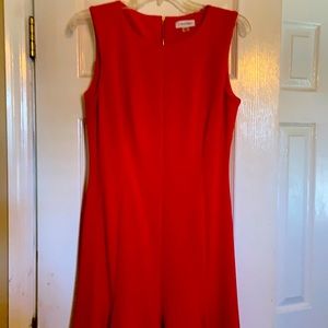 Red Calvin Klein . Flare bottom